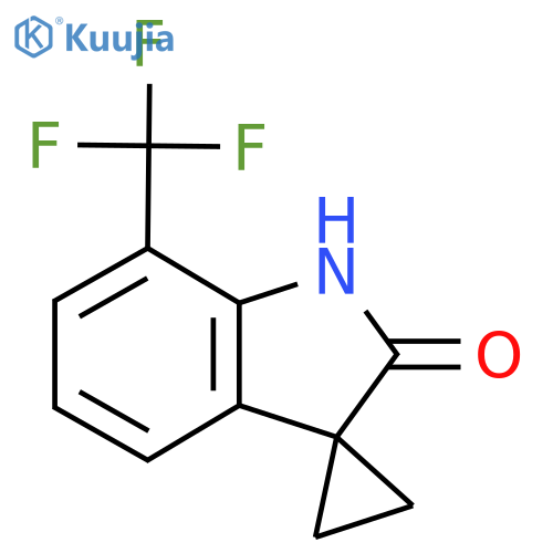 7'-(Trifluoromethyl)spiro[cyclopropane-1,3'-indolin]-2'-one structure