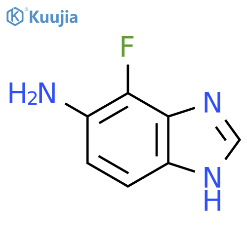6-Amino-7-fluoro-1H-benzimidazole structure