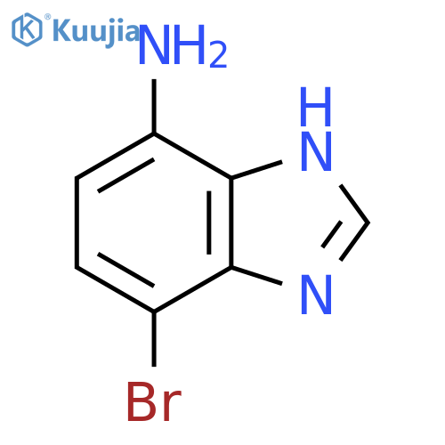 7-Amino-4-bromo-1H-benzimidazole structure