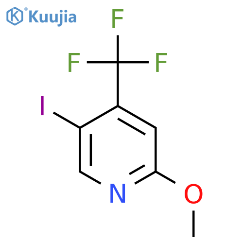 5-Iodo-2-methoxy-4-(trifluoromethyl)pyridine structure