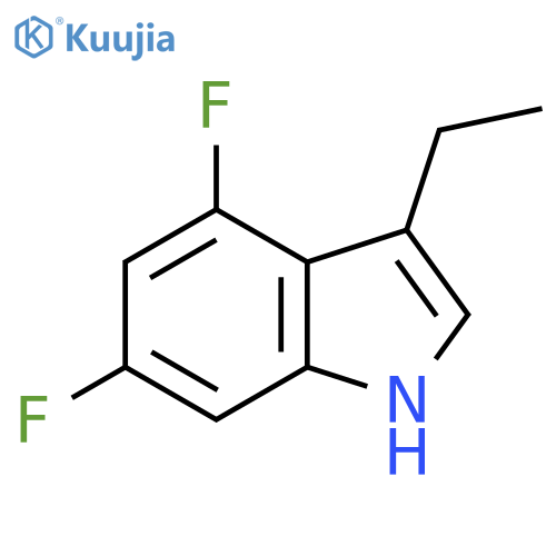 3-Ethyl-4,6-difluoro-1H-indole structure