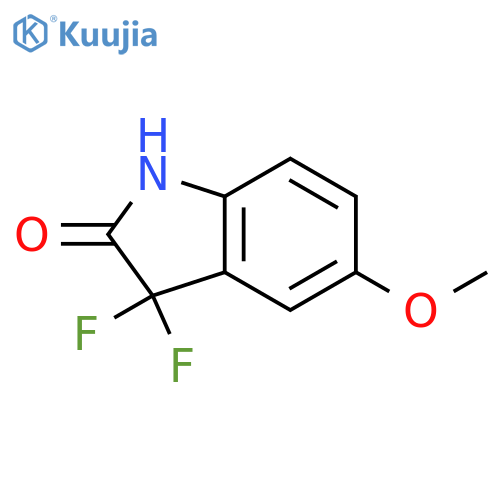 3,3-Difluoro-5-methoxyindolin-2-one structure