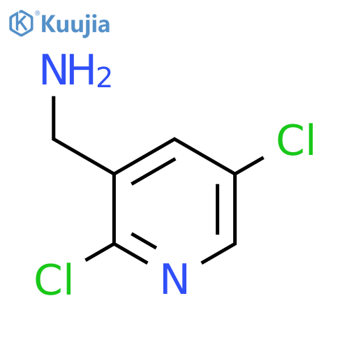 (2,5-dichloro-3-pyridyl)methanamine structure