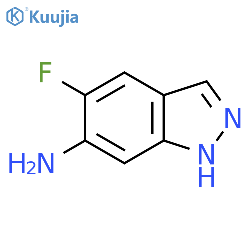 5-fluoro-1H-indazol-6-amine structure