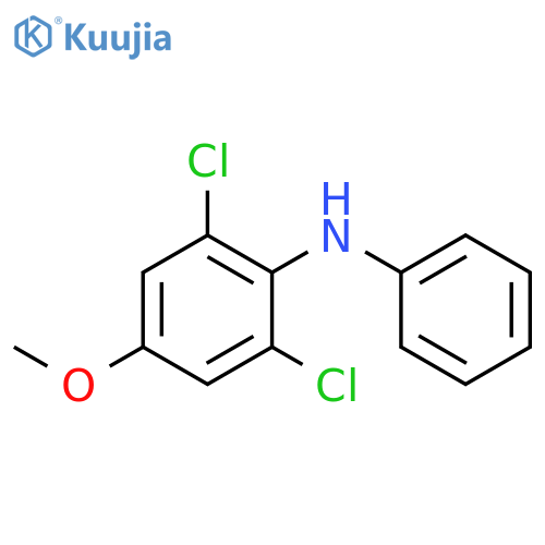 (2,6-Dichloro-4-methoxyphenyl)phenylamine structure