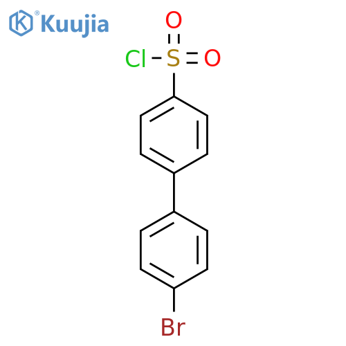 4-(4-bromophenyl)benzene-1-sulfonyl chloride structure