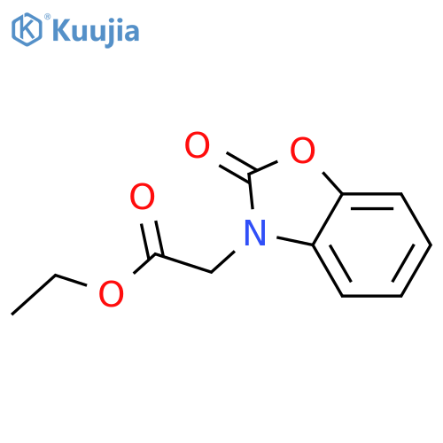 ethyl 2-2-oxo-1,3-benzoxazol-3(2H)-ylacetate structure