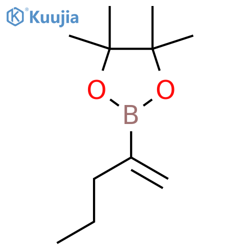4,4,5,5-Tetramethyl-2-(pent-1-en-2-yl)-1,3,2-dioxaborolane structure