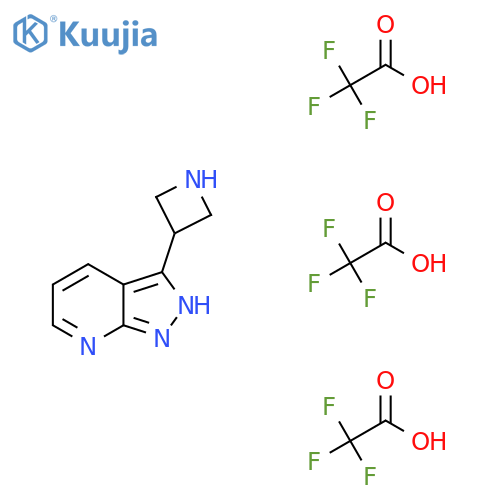 3-\u200b(3-\u200bAzetidinyl)\u200b-1H-\u200bpyrazolo3,\u200b4-\u200bb\u200bpyridine 2,\u200b2,\u200b2-\u200bTrifluoroacetate structure
