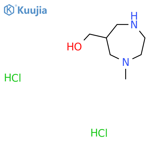 (1-Methyl-1,4diazepan-6-yl)-methanol Dihydrochloride structure
