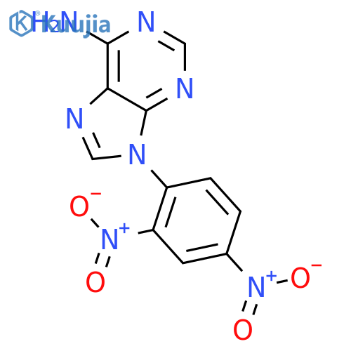 9H-Purin-6-amine,9-(2,4-dinitrophenyl)- structure