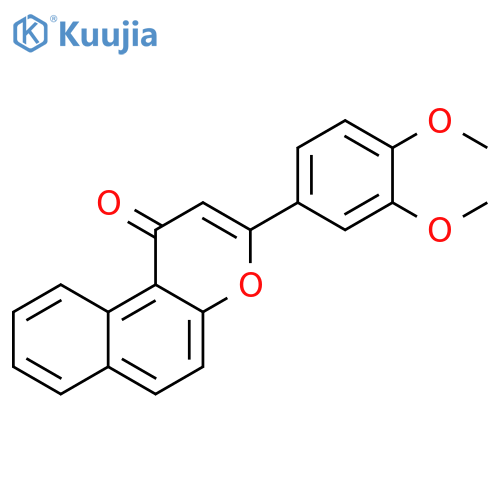 3',4'-Dimethoxy-beta-naphthoflavone structure