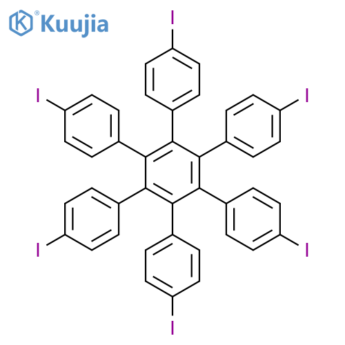 1,1':2',1''-Terphenyl, 4,4''-diiodo-3',4',5',6'-tetrakis(4-iodophenyl)- structure