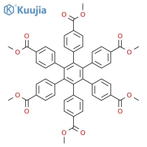 [1,1':2',1''-Terphenyl]-4,4''-dicarboxylic acid, 3',4',5',6'-tetrakis[4-(methoxycarbonyl)phenyl]-, 4,4''-dimethyl ester structure