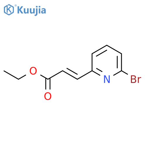 ethyl (2E)-3-(6-bromopyridin-2-yl)prop-2-enoate structure