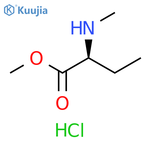 methyl (2S)-2-(methylamino)butanoate hydrochloride structure