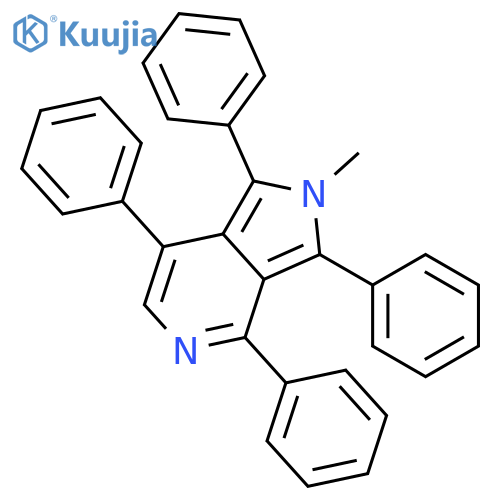 2H-Pyrrolo[3,4-c]pyridine, 2-methyl-1,3,4,7-tetraphenyl- structure