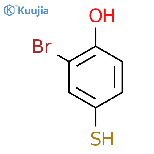2-bromo-4-sulfanylphenol structure