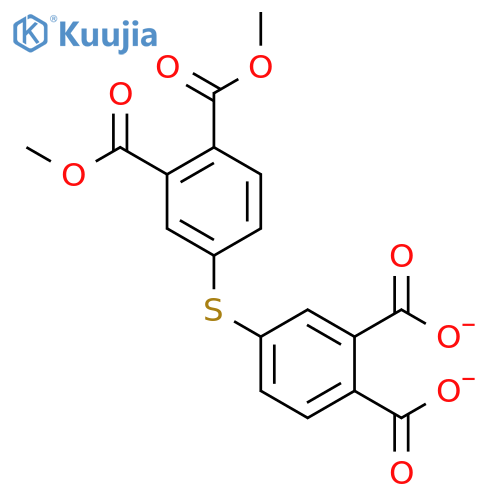 1,2-Benzenedicarboxylic acid, 4,4'-thiobis-, dimethyl ester structure