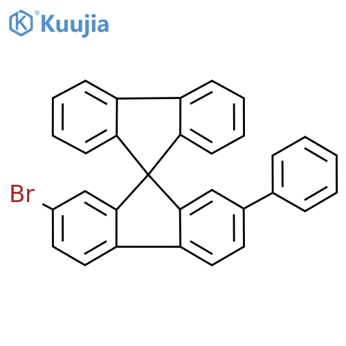 2-Bromo-7-phenyl-9,9'-spirobi[9H-fluorene] structure