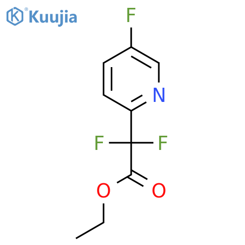 Ethyl 2,2-difluoro-2-(5-fluoropyridin-2-yl)acetate structure
