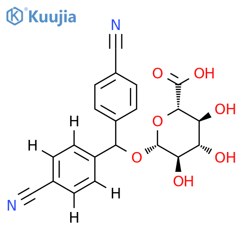 Letrozole-D4 carbinol Glucuronide structure