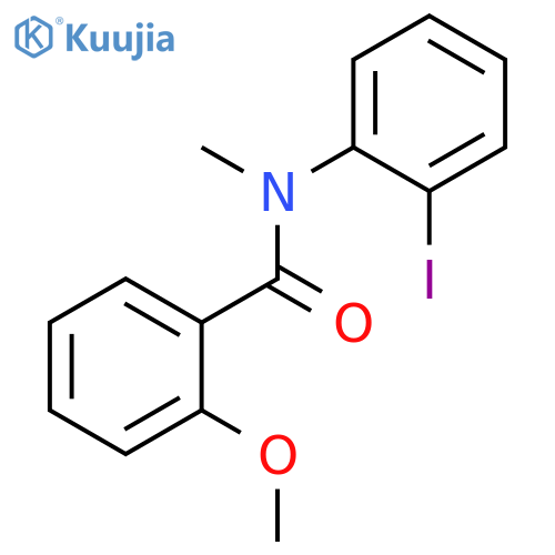 Benzamide, N-(2-iodophenyl)-2-methoxy-N-methyl- structure