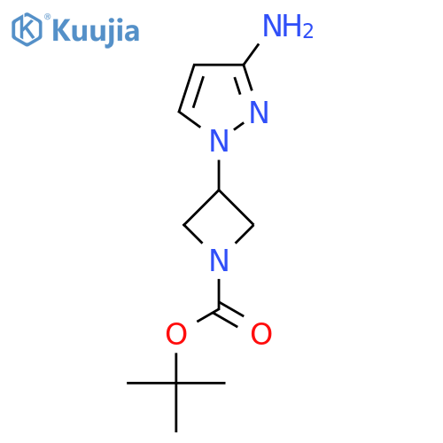 Tert-Butyl 3-(3-Amino-1H-pyrazol-1-yl)azetidine-1-carboxylate structure