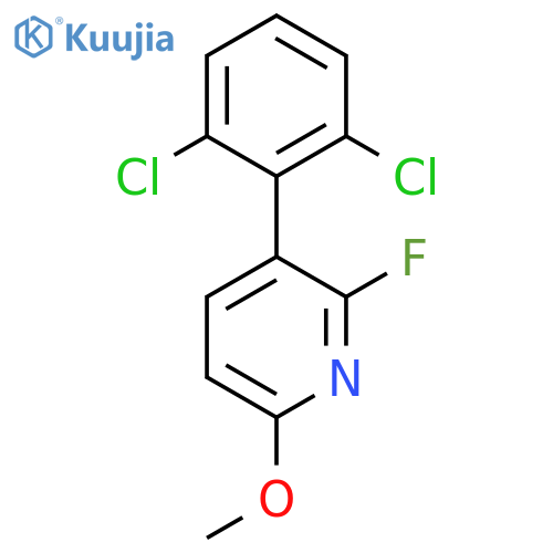 3-(2,6-Dichlorophenyl)-2-fluoro-6-methoxypyridine structure