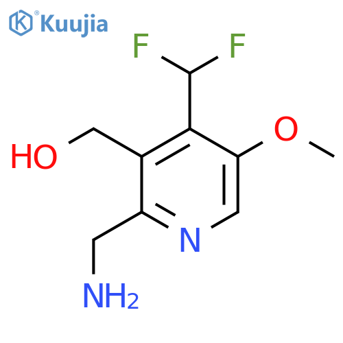 2-(Aminomethyl)-4-(difluoromethyl)-5-methoxypyridine-3-methanol structure