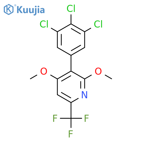 2,4-Dimethoxy-3-(3,4,5-trichlorophenyl)-6-(trifluoromethyl)pyridine structure