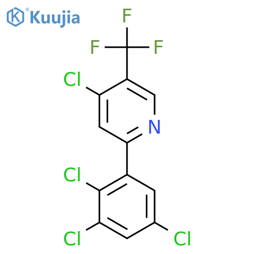 4-Chloro-2-(2,3,5-trichlorophenyl)-5-(trifluoromethyl)pyridine structure