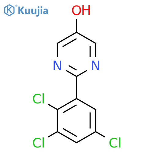 5-Hydroxy-2-(2,3,5-trichlorophenyl)pyrimidine structure