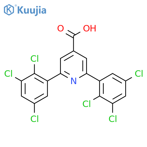 2,6-Bis(2,3,5-trichlorophenyl)isonicotinic acid structure