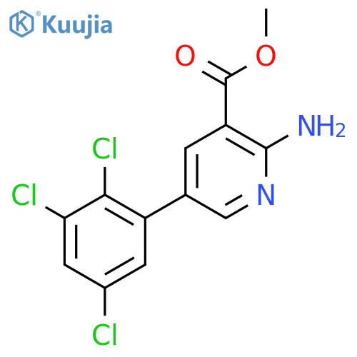 Methyl 2-amino-5-(2,3,5-trichlorophenyl)nicotinate structure