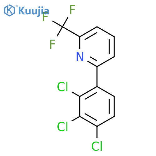2-(2,3,4-Trichlorophenyl)-6-(trifluoromethyl)pyridine structure