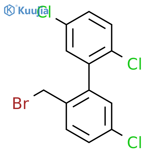 2'-Bromomethyl-5'-chloro-2,5-dichloro-biphenyl structure