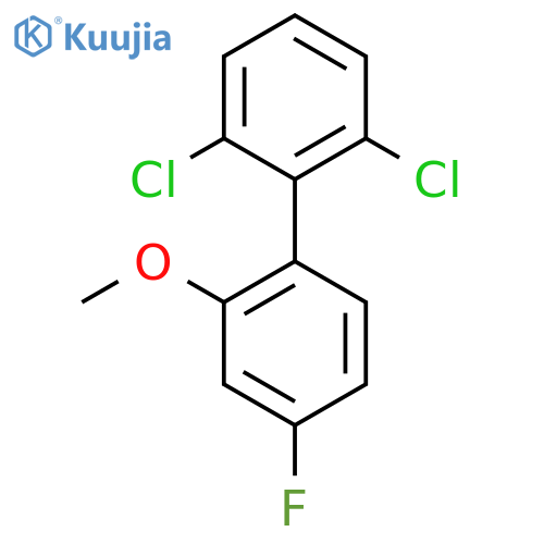2,6-Dichloro-4'-fluoro-2'-methoxy-biphenyl structure