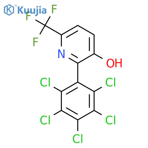 3-Hydroxy-2-(perchlorophenyl)-6-(trifluoromethyl)pyridine structure