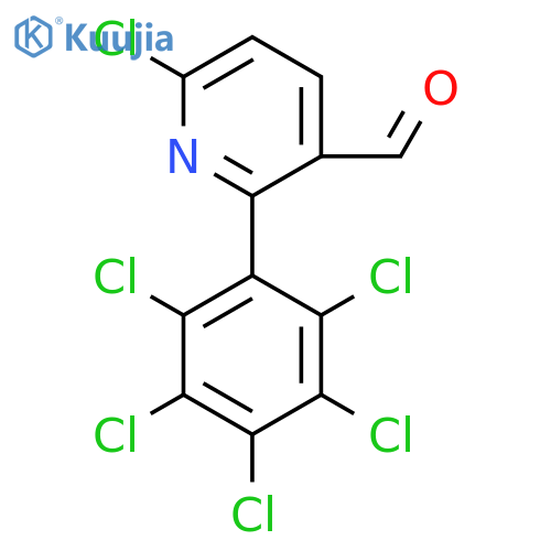 6-Chloro-2-(perchlorophenyl)nicotinaldehyde structure