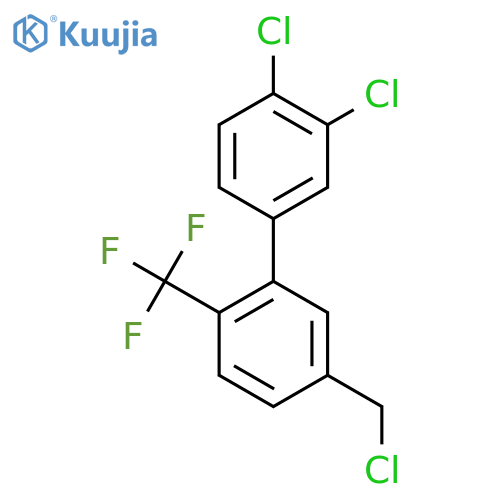 5'-Chloromethyl-3,4-dichloro-2'-trifluoromethyl-biphenyl structure