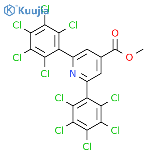 Methyl 2,6-bis(perchlorophenyl)isonicotinate structure