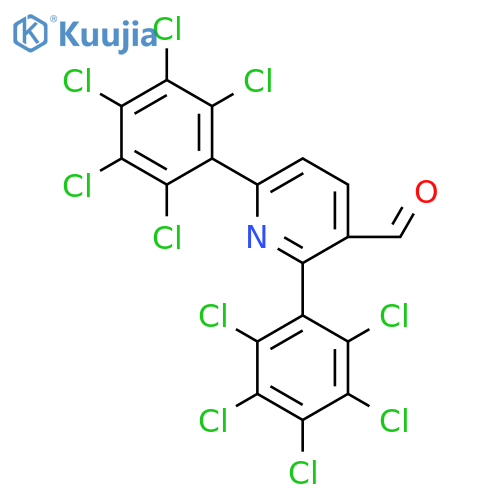 2,6-Bis(perchlorophenyl)nicotinaldehyde structure