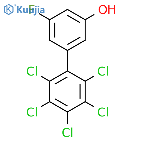 5-Fluoro-3-hydroxy-2',3',4',5',6'-pentachlorobiphenyl structure