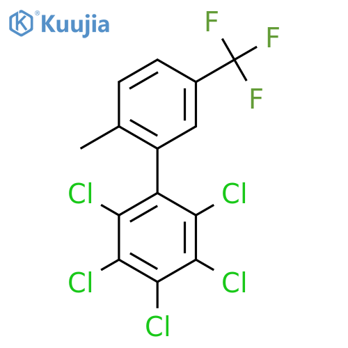 2'-Methyl-2,3,4,5,6-pentachloro-5'-(trifluoromethyl)biphenyl structure