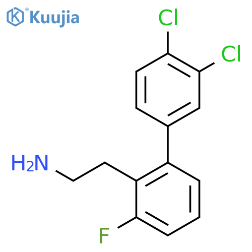 2-(3',4'-Dichloro-3-fluoro-biphenyl-2-yl)-ethylamine structure