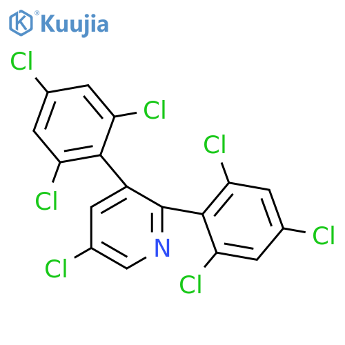 2,3-Bis(2,4,6-trichlorophenyl)-5-chloropyridine structure