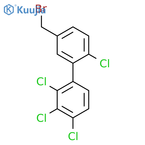 5'-(Bromomethyl)-2,3,4,2'-tetrachlorobiphenyl structure