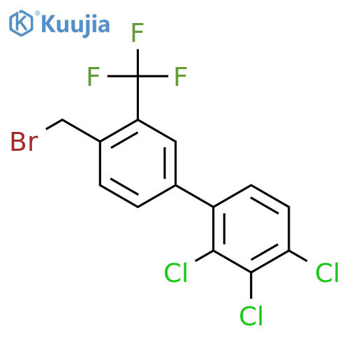 4'-(Bromomethyl)-2,3,4-trichloro-3'-(trifluoromethyl)biphenyl structure
