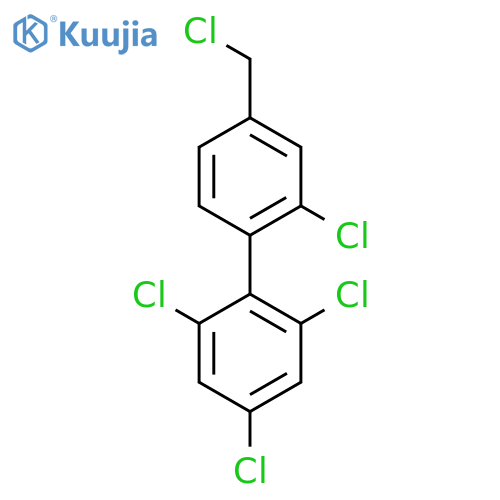 4'-(Chloromethyl)-2,4,6,2'-tetrachlorobiphenyl structure